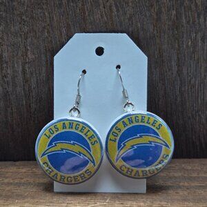 LA Chargers Earrings NFL Football Los Angles Chargers Dangle Drop Light Weight